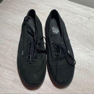 All Black Vans